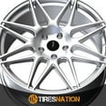 thumbnail image 5 of 20x10 Advanti Racing 88MS Classe Silver W/Machined Face Wheel 5x120 (30mm), 5 of 5