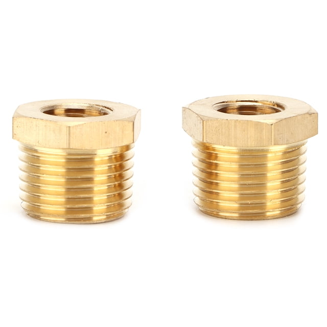 Hex Reducing Bushing,2pcs Brass Hex Reducer Auto Parts Brass Pipe Fitting Performance Driven