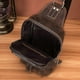 thumbnail image 2 of Mens Unisex Leather Messenger Bag Outdoor Cross Body Shoulder Backpack Chest Sling one Shoulder Day Pack Bag Ref: 1157, 2 of 5