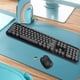 thumbnail image 3 of Combinación De Teclado Inalámbrico, Pequeño Teclado Inalámbrico De Rebote Y Mouse Con Rosa De Tapa Redonda De Punk Puro Puro, 3 of 7