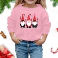 thumbnail image 2 of Bjutir Girl'S Christmas Sweatshirts Graphic Print Tops Crewneck Winter Long Sleeve Pullover Cute Outdoor Wear, Size 4-12 Years, Pink, 2 of 5