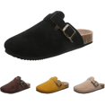 thumbnail image 1 of Womens Cork Slippers,soft Clogs For Women,womens Clogs-mules House Slipers With Arch Support And Adjustable Buckle Yj51-2, 1 of 5