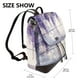 thumbnail image 2 of Easygdp Lavender Blooms Window Mochila de Cuero para Mujeres, Bolso de Hombro, Bolsos de Mano de Moda para Trabajo y Viajes, 2 of 4