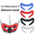 thumbnail image 5 of For Meta Quest 3 Silicone Face Cover Soft Breathable Skin-Friendly Sweatproof Hygienic VR Interface Pad, 5 of 9