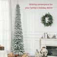 thumbnail image 4 of HOMCOM 9' Artificial Christmas Tree with Realistic Branches Green, 4 of 10