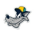 thumbnail image 1 of Wolf Cartoon Style - 3" Vinyl Sticker - For Car Laptop I-Pad Phone Helmet Hard Hat - Waterproof Decal, 1 of 1