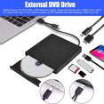 thumbnail image 3 of Leadingstar 5 en 1 Lecteurs Optiques Externes USB3.0/Type-C Lecteur DVD Multifonctions Graveur Lecteur de Carte Mobile, 3 of 8