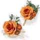 thumbnail image 1 of Conjunto de Corsage y Boutonniere Serwalin Naranja para Prom y Boda, 1 of 9