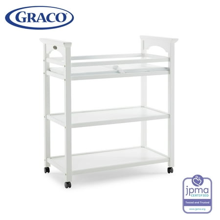 Graco Lauren Changing Table With Water Resistant Pad And Safety