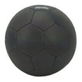thumbnail image 2 of Balón de fútbol reflectante tamaño 5 que brilla en la oscuridad PU negro válvula de aire a prueba de fugas fútbol luminoso brillante, 2 of 10