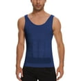 thumbnail image 3 of QRIC Mens Gynecomastia Compression Shirts Slimming Undershirt Body Shaper Tank Top Vest Abs Waist Trainer, 3 of 8