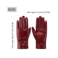 thumbnail image 3 of Deago Women's Classic Gloves Driving Winter Warm Nappa Leather Gloves, 3 of 7