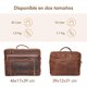 thumbnail image 5 of Maletín Transportador Donbolso para Laptops y Tablets, Cuero, Máxima Protección cafe Estandar, 5 of 6