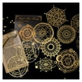thumbnail image 3 of Scrapbook Paper 10pcs Stamping Lace Decorative Paper Hollow Card Collage Materials Cards DIY Handmade Art, 3 of 14