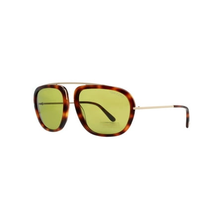 UPC 664689718917 product image for Tom Ford Johnson TF453 52N Dark Havana Brown Gold/Green Men's Sunglasses | upcitemdb.com