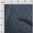 thumbnail image 1 of oneOone Organic Cotton Voile Fabric Artistic Floral Sashiko Print Fabric by The Yard 42 Inch Wide, 1 of 4