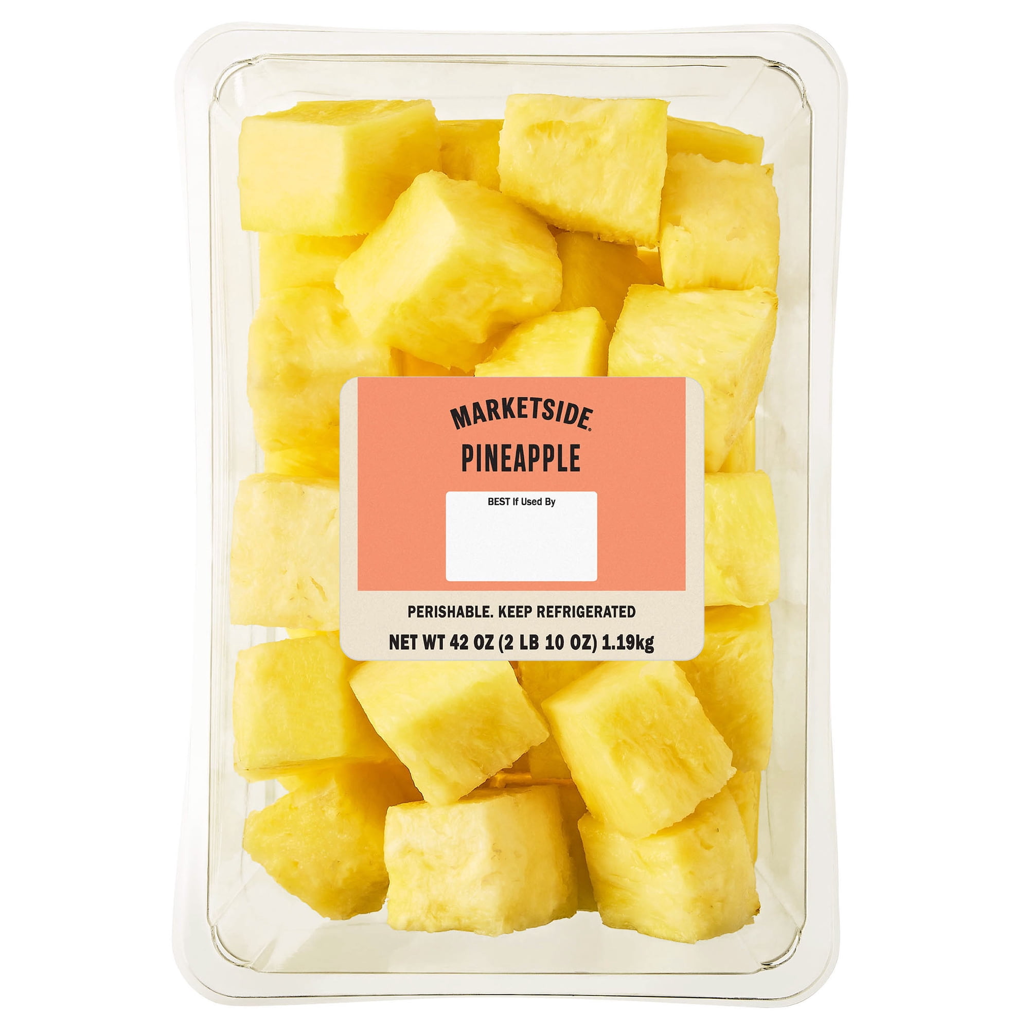 Marketside Pineapple Chunks, 42 oz, Pre-Cut (Fresh)
