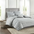 thumbnail image 4 of Home Essence Alicia 6 Piece Embroidered Cotton Reversible Comforter Set, 4 of 21