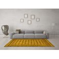 thumbnail image 3 of Ahgly Company Machine Washable Indoor Rectangle Southwestern Yellow Country Area Rugs, 7' x 10', 3 of 4