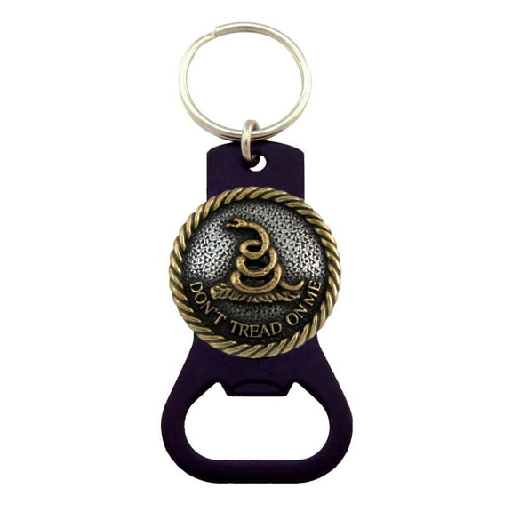 Don't Tread on Me Car Truck Keyring Beer Soda Bottle Cap Opener