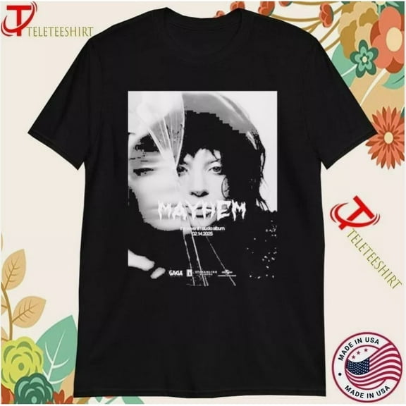 Lady Gaga Mayhem 2025 Shirt Unisex Size S-2XL