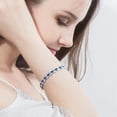 thumbnail image 3 of Fashion Royal Blue Cubic Zircon Crystal Bracelet For Women Jewelry, 3 of 9