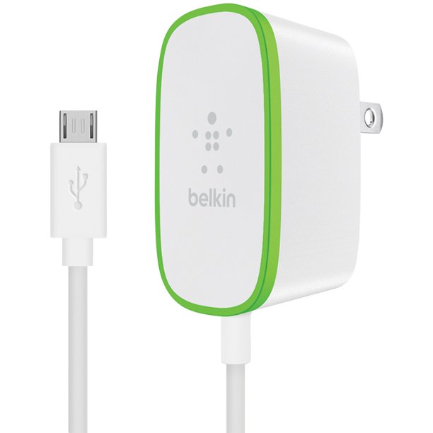 Belkin Home Charger with hardwired MicroUSB cable