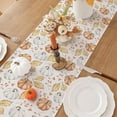thumbnail image 4 of Orange Pumpkin Fall Table Runner 13 x 48 Inch, Autumn Thanksgiving Harvest Farmhouse Style Table Decoration for Dining, Holiday, Party Decor, 4 of 6