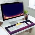 thumbnail image 6 of Desk Mat,80s Retro Sunset Gaming Mouse Pad,XXL Extended Mouse Pad Mat for Office,Computer,Keyboard with Non-Slip Base Stitched Eges Mousepad 35.4x15.75 inch, 6 of 6