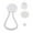 White, variant on jiaping 3.5" BALL BUNGEE Cord Tarp Elastic Tie Down Strap Bungi Canopy Rubber Straps Black