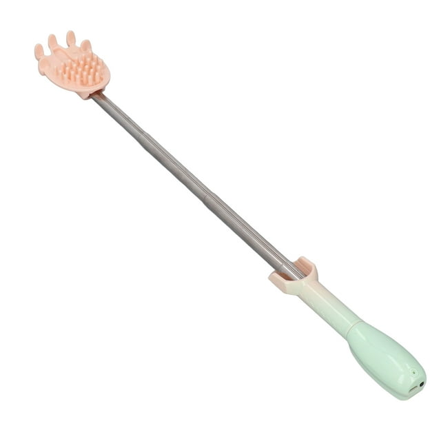 Electric Back Scratcher, 45cm Extendable Effective Itch Relief Back Body Scratch Massage Tool Portable Backscratcher for Home Travel