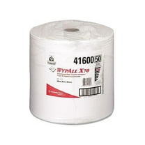 WypAll X70 Extended Use Reusable Cloths (41600), Jumbo Roll, Long Lasting Performance, White, 1 Roll, 870 Sheets