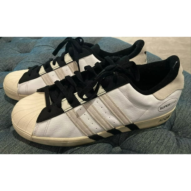 Ad-id-as Superstar Extended Stripes Men's Size 11 Shoes White Black Cream GX6025