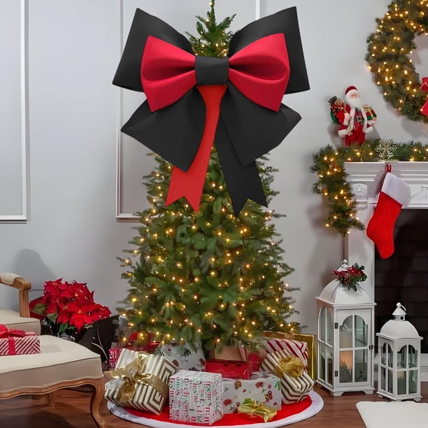Kit de bricolaje de lazo de Navidad | Material EVA, conjunto de decoración de lazo reutilizable de fácil montaje, colores surtidos rojo rosa negro morado naranja verde, 60x50cm, decoración de fiesta