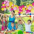 thumbnail image 6 of Vibrant Balloon Decoration Set for Parties Includes 113 Balloons in Yellow, Red, Pink & Clear with Tapes & Accessories, 6 of 6