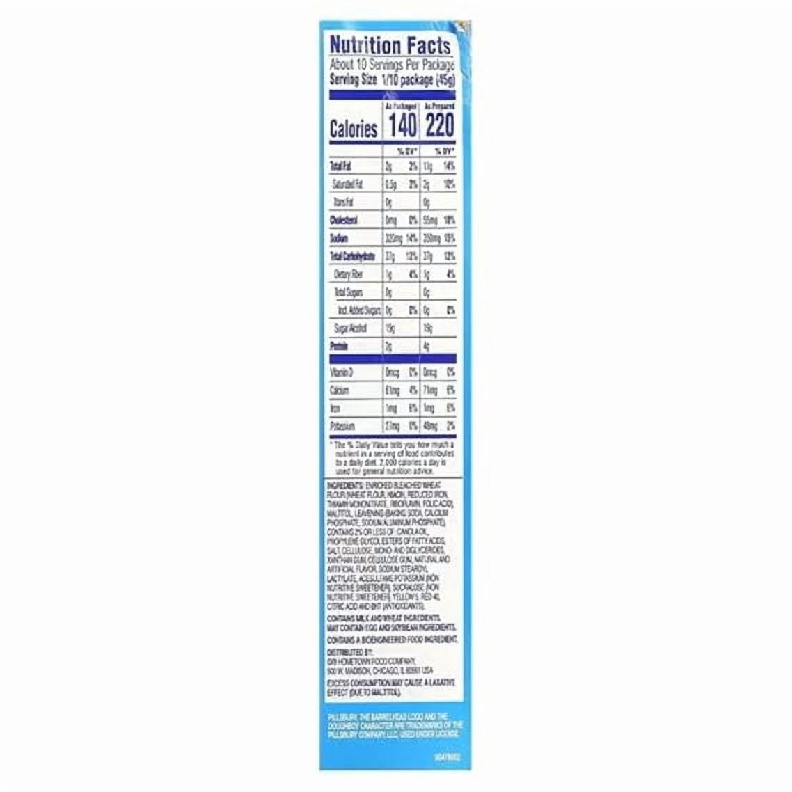 Pillsbury, Zero Sugar, Premium Cake Mix, Classic Yellow, 16 oz (454 g) Pack of 2
