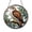 Acrylic 3.5 Inch, variant on Hawk Perched on Branch Stained Glass Style Suncatcher, Majestic Wildlife Bird Window Hanging Decor, Decorative Nature Glass Art Panel