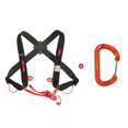 thumbnail image 2 of Adjustable Camping Ascending Decive Chest Shoulder Girdles Safety Harness Belt, 2 of 8