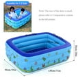 thumbnail image 2 of Piscine Portable Gonflable pour Bébé, Bassin Extérieur pour Enfants, Baignoire pour Enfant, 2 of 5