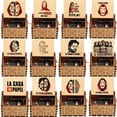 thumbnail image 2 of Song Della Ciao caja de música con manivela manual, casa de papel, La Bella y La Bestia, Parque Jurásico, Musical, regalo de Navidad, 2 of 4