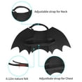 thumbnail image 4 of Liwarace Halloween Cat Puppy Bat Wings Pet Costume Halloween Party Cosplay Dress Up Cloak, 4 of 12