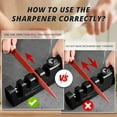 thumbnail image 3 of AGCAN Knife Sharpener with Adjustable Angle Guide, 4 in 1 Kitchen Knife Sharpeners with Non-slip Base, Knife Sharpening System for Kitchen Knives, Scissors, 3 of 9