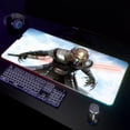 thumbnail image 1 of War-alfombrilla de ratón RGB grande para Gaming, LED grande alfombrilla de ratón, alfombrilla de escritorio, Teclado retroiluminado LIUWENJING unisex, 1 of 2