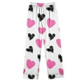 thumbnail image 7 of yoeyez Pajamas for Women 2 Piece Love Heart Printed Pajamas Sets Ladies Loungewear Button-Down Long Sleeve and Pant Pj Sets Soft Sleepwear Multicolor 3XL, 7 of 7