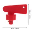 thumbnail image 2 of KAKOWELY 2pcs Car Battery Disconnect Switch Key Marine Battery Disconnect Switch Key RV Battery Switch Key for Marine Car Trucks Boat,2.36X"X2.2"X1.06", 2 of 4