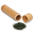 thumbnail image 2 of Tea Canister Bamboo Portable Tea Storage Container Box for Tea Coffee Beans NutsStyle 4, 2 of 14