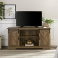 thumbnail image 5 of Pemberly Row 58" Sliding Door TV Console in Barnwood, 5 of 5
