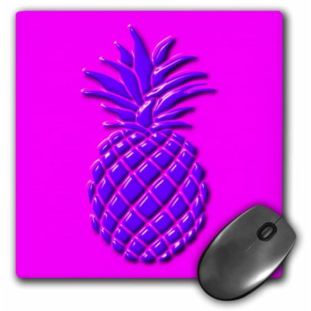 3dRose  Blue Pineapple on Hot Pink Background- not embossed  MousePad price history on PriceWatchPro