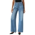 thumbnail image 2 of Kureaily Womens High Rise Trouser JeansJeans Straight Leg Pant, 2 of 5