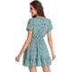 thumbnail image 2 of Vestido de fiesta de manga larga con estampado de leopardo para mujer Azul turquesa CH Azul turquesa CH Xishao ropa, 2 of 2